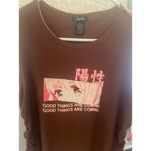 Justify Teen Anime Shirt. Size X-Large